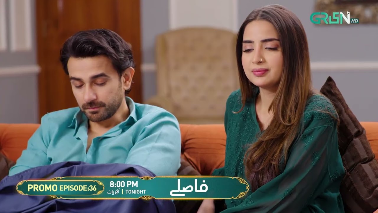 Faaslay Episode 36 Promo | Tonight 08:00 PM |  Green Best Drama #faaslay #aliansari #sabooraly