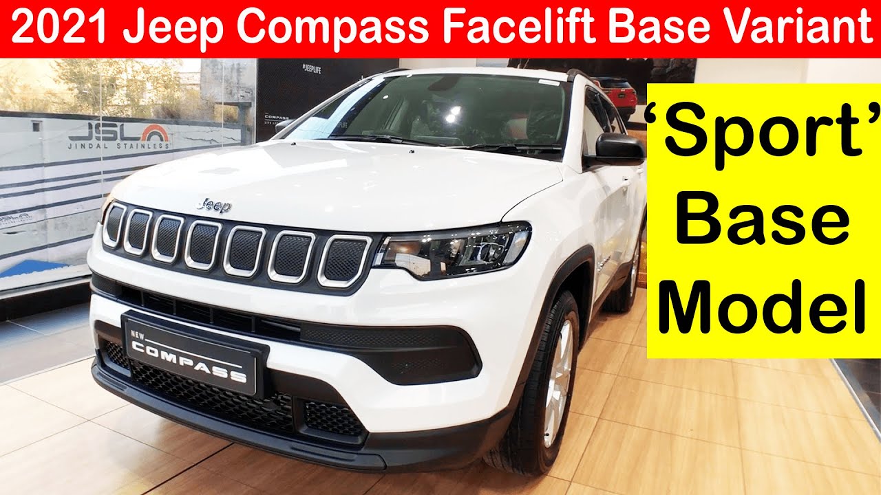 2021 Jeep Compass Facelift 'SPORT' Base Variant Walkaround Review l Aayush ssm