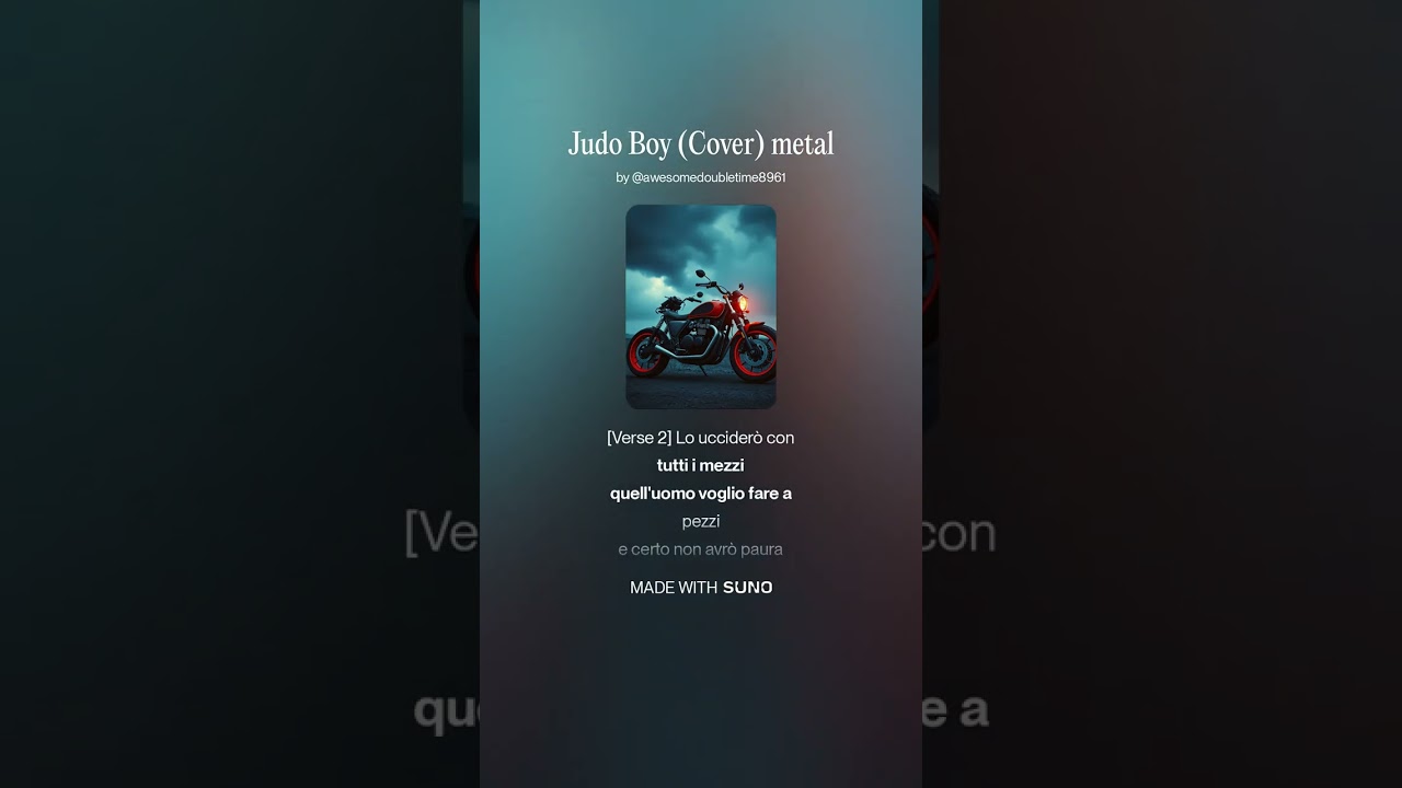 Judo Boy Cover metal