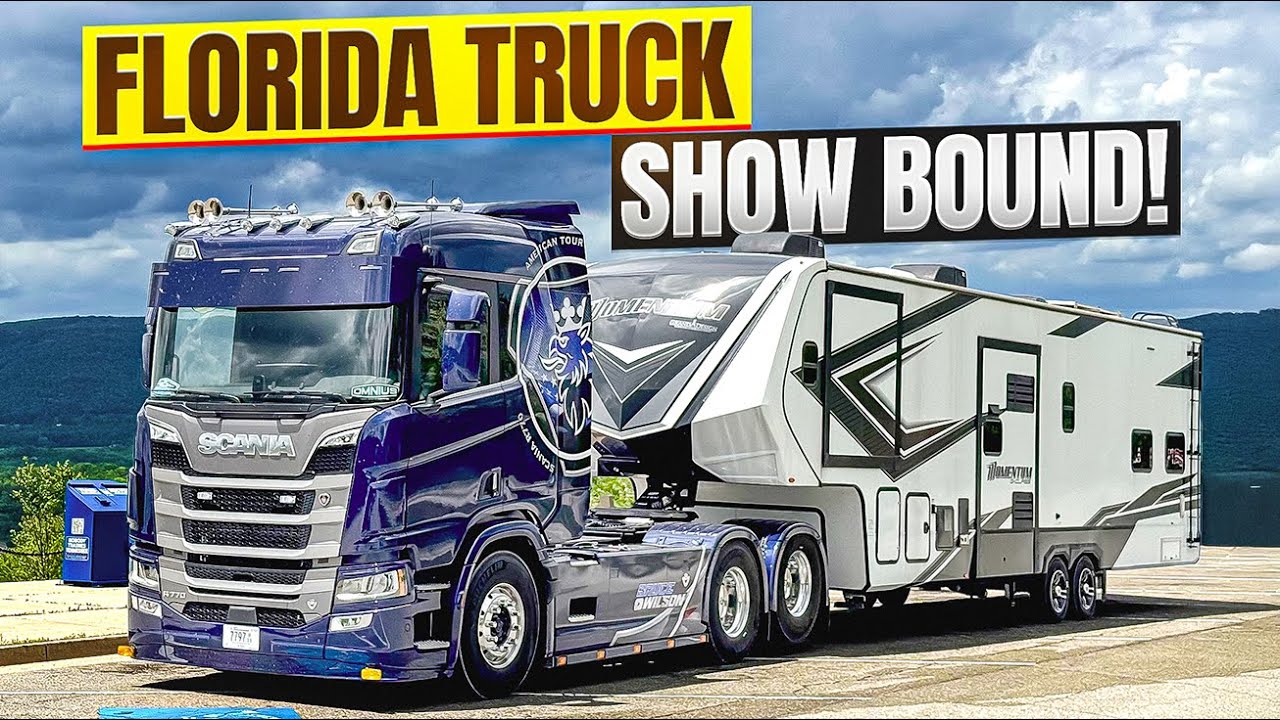 Hauling My RV with the Scania Truck to Florida!