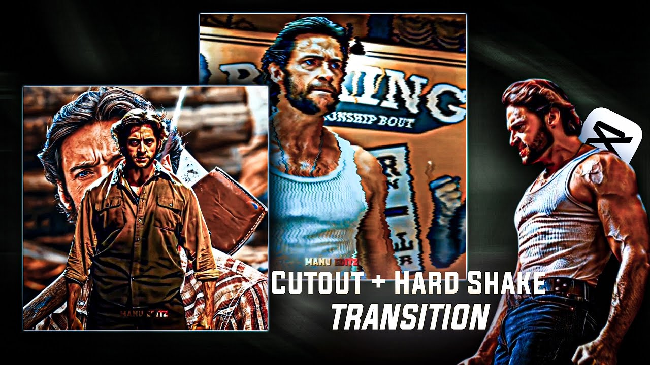 CapCut Cutout + Hard Shake Effect | Trending Transition Tutorial.