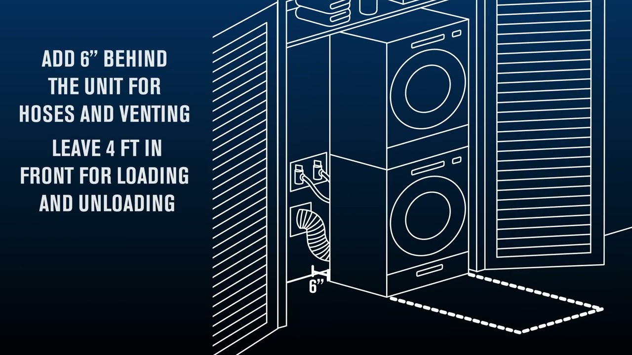 How to Measure for Installing a Maytag&reg; Stacked Washer & Dryer