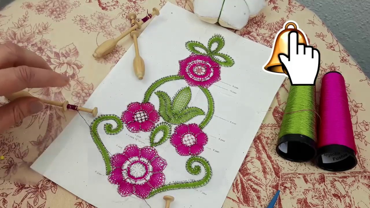 Bolillos: Aplicación técnica encaje DUQUESA 🌺