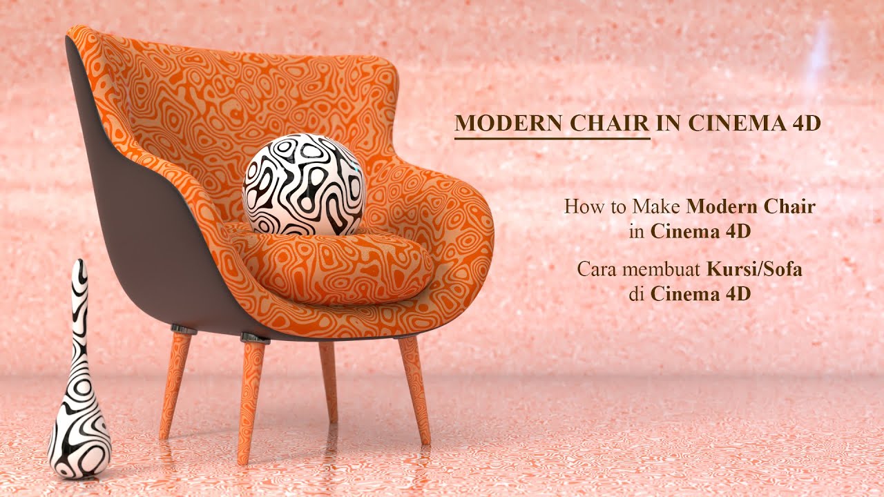 Membuat Kursi/Sofa Modern di Cinema 4D (Modeling Chair in Cinema 4D)