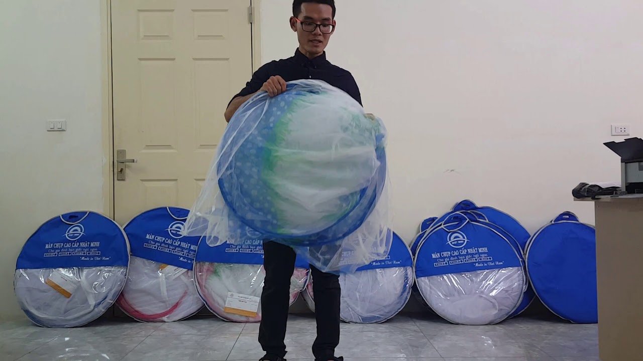 Cách gấp màn chụp tự bung Nhật Minh