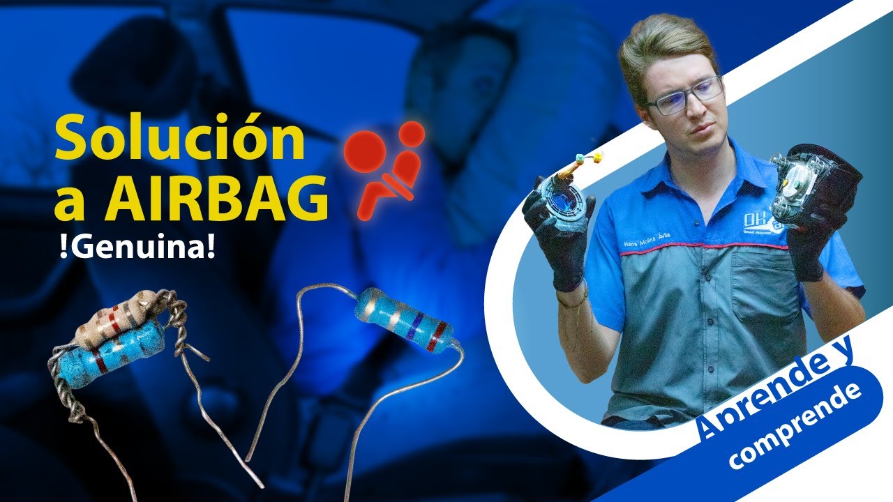 Diagnóstico de AIRBAG con RESISTENCIA. Reparación correcta sin engaños.