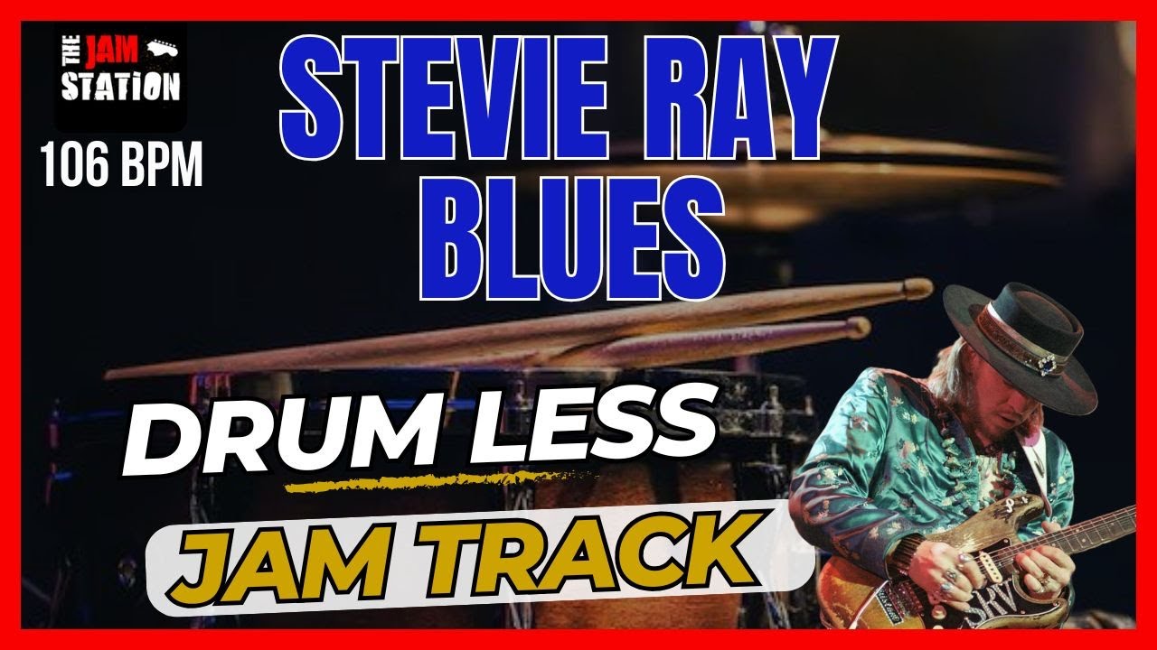 Drumless 'Stevie Ray Blues' Backing Track Jam 106 BPM #stevierayvaughan #srv