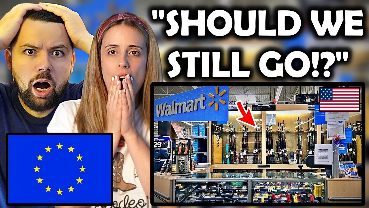 European Couple Reacts to 10 Culture Shocks Foreign Tourists Have When They Visit America