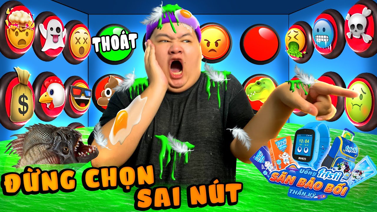 50 nút bấm, chỉ 1 lối thoát? | thử thách đừng bấm sai nút | Mazk Phá Phách #136