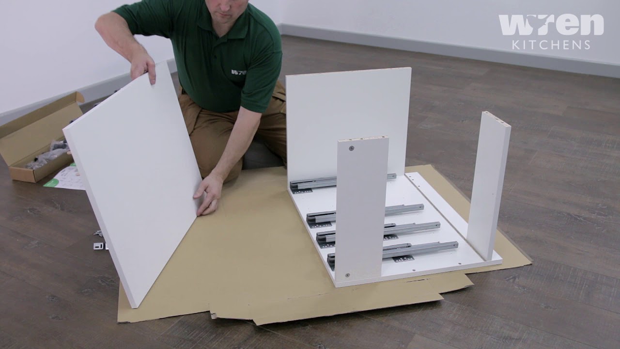 500mm 4 Drawer Base Unit Assembly