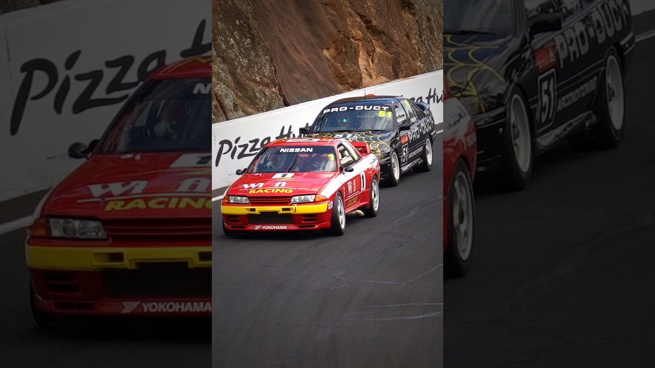 Historic race cars take on Bathurst forest elbow #bathurst1000