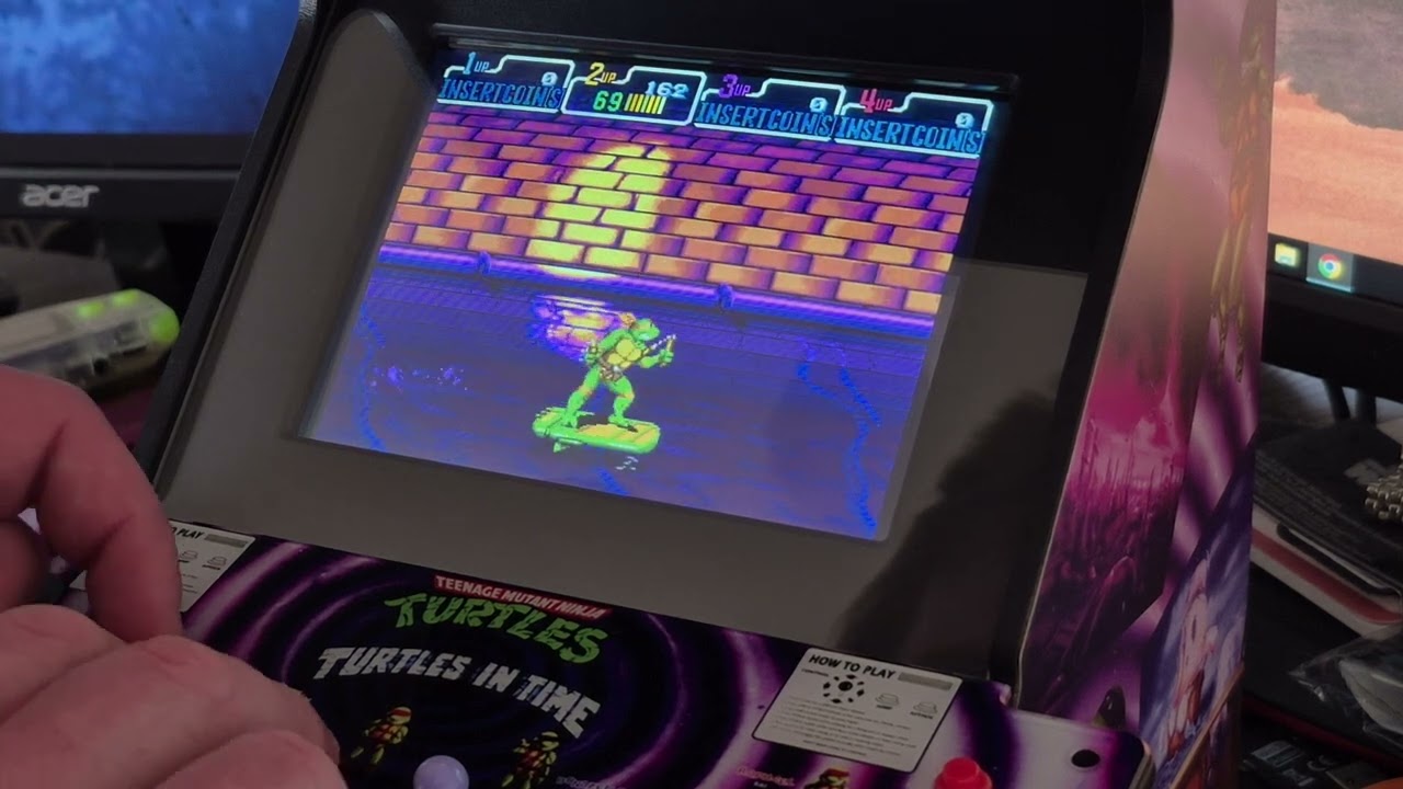 TMNT-Turtles In Time [Numbskull quarter arcade gameplay]