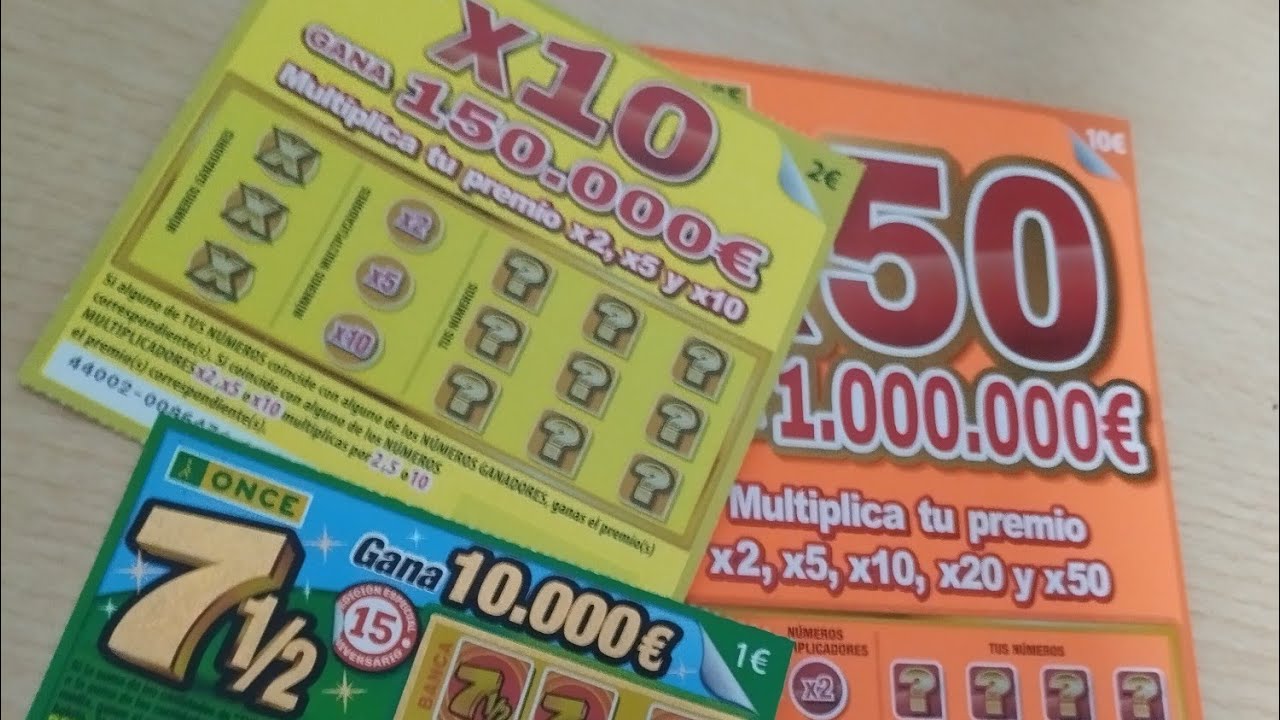 Rascando 3 rascas de la ONCE (I = 13 €) Recuperaremos?