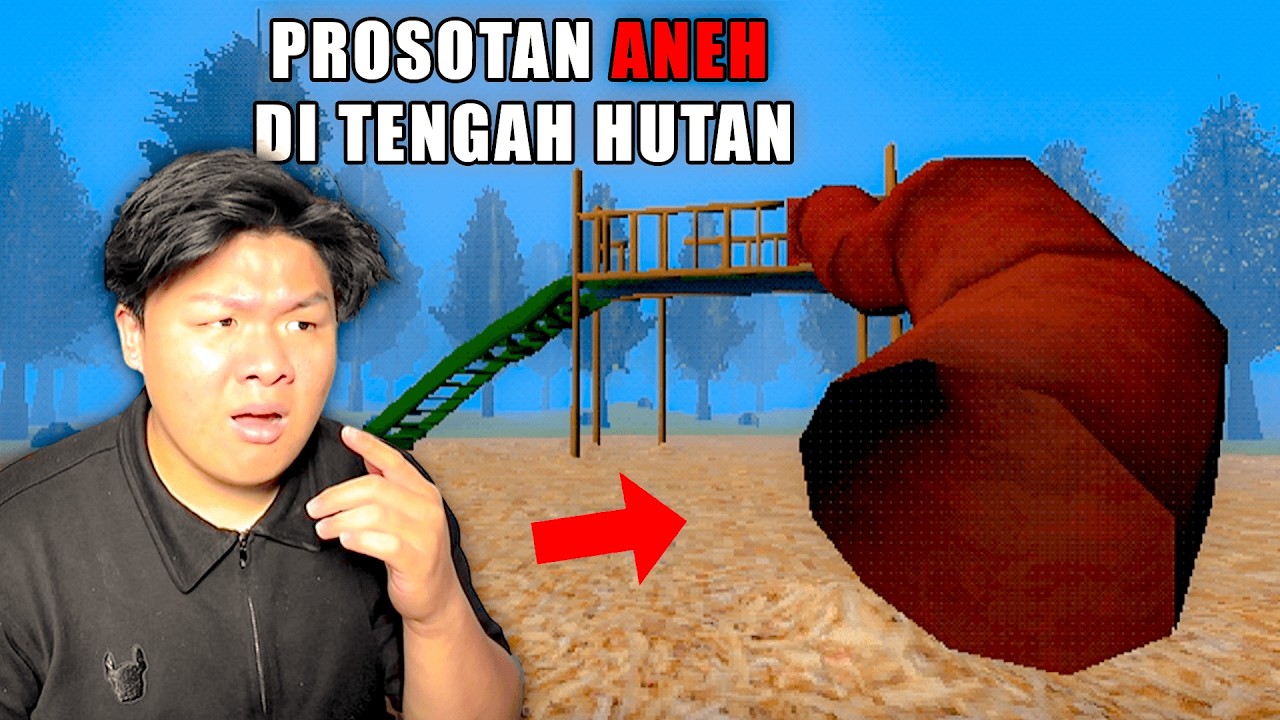 Aku NEMUIN Perosotan MENCURIGAKAN Di tengah Hutan... Slide in the woods