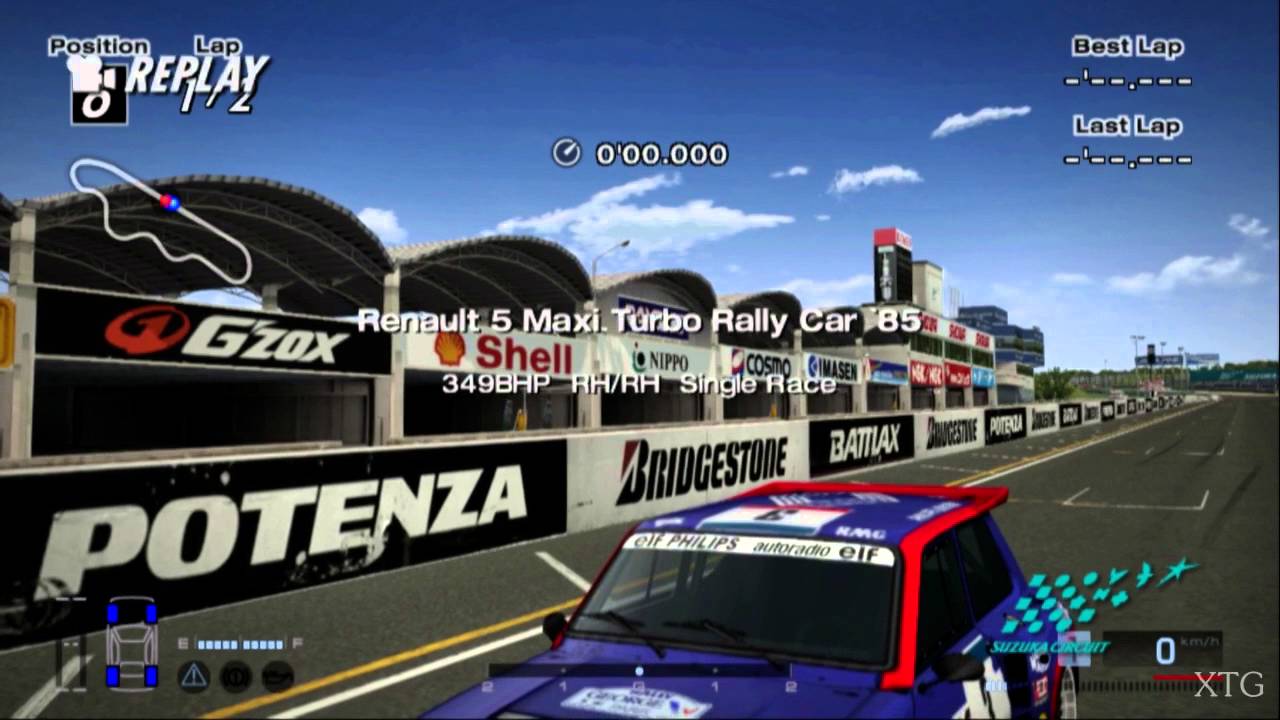 [#15] Gran Turismo 4 - Renault 5 Maxi Turbo Rally Car HD PS2 Gameplay