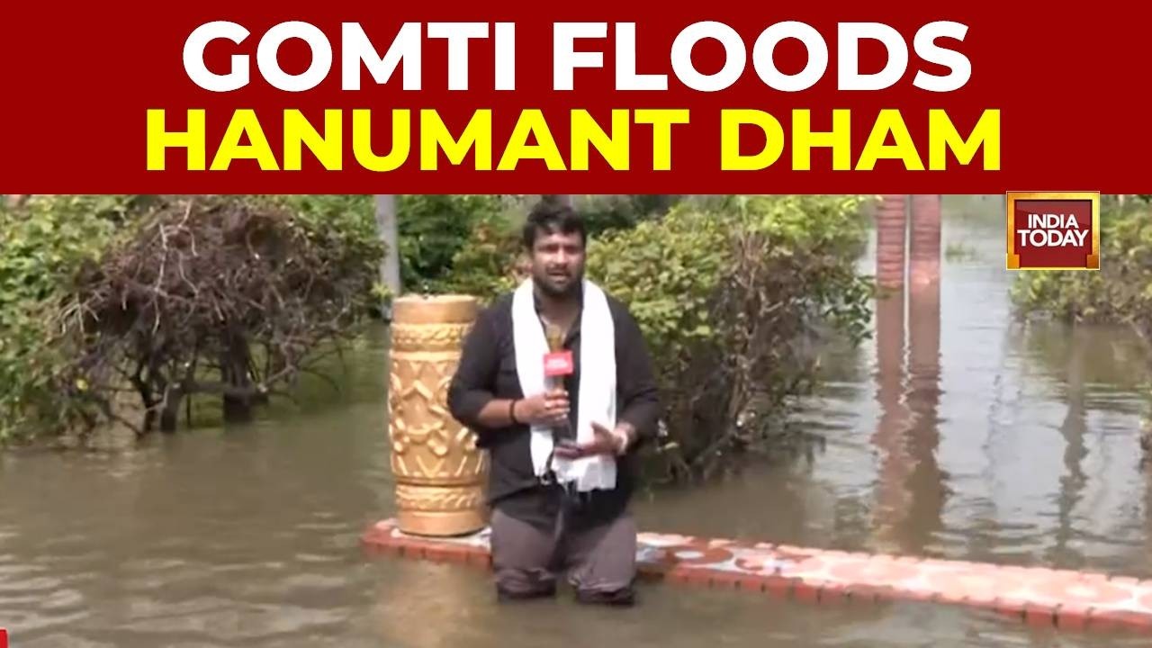 Lucknow Floods Ground Report: Rising Gomti Submerges Hanumant Dham, Riverfront Closed | India Today