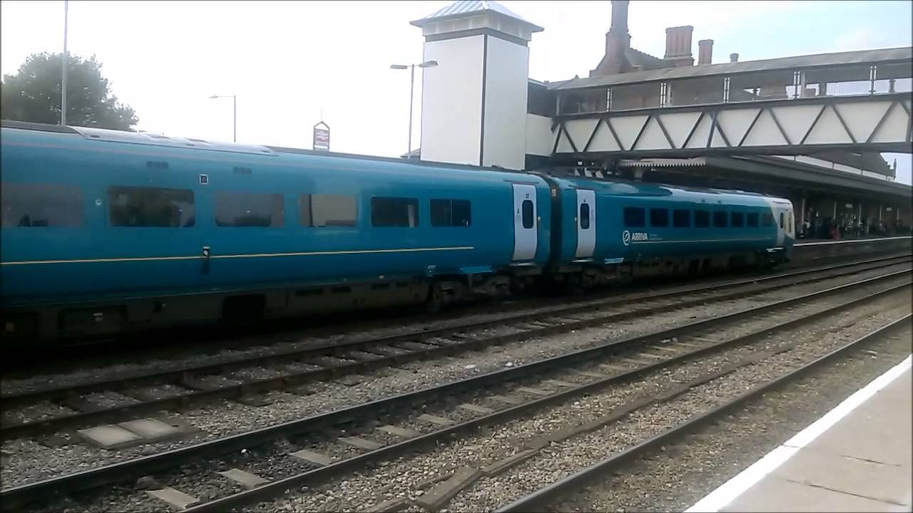 Trains at Hereford Railway Station 28/09/2014