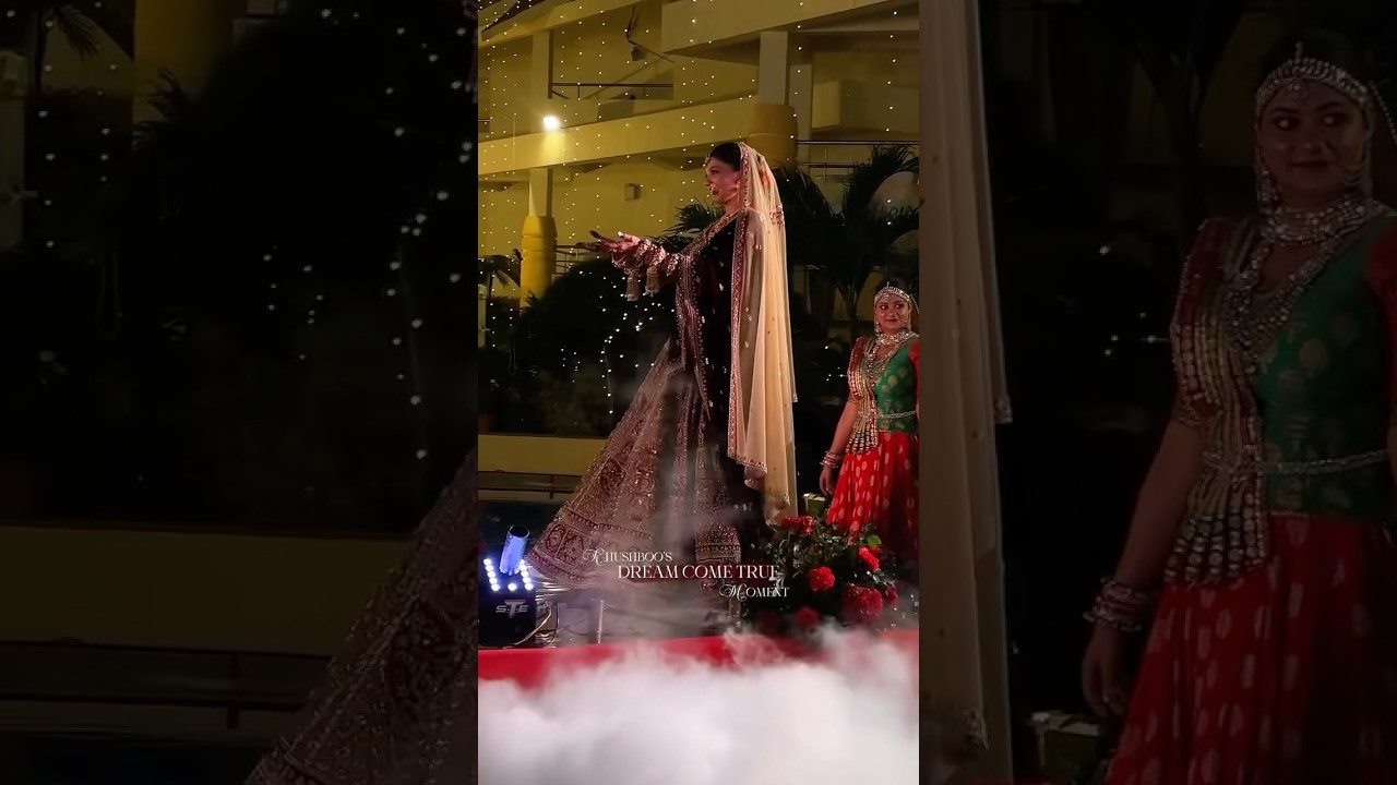 A moment that feels like magic🌹#bridalentry #brideentrance #bridaldance #2025wedding #khushkarditya
