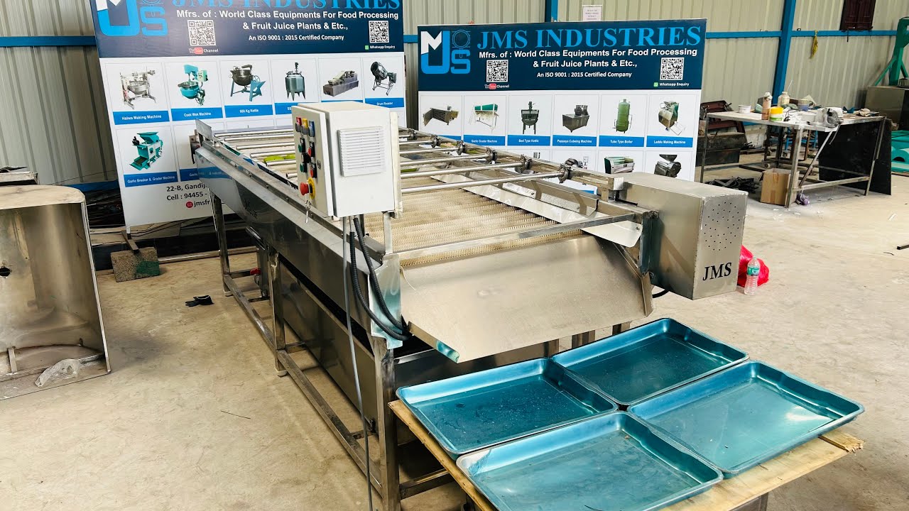 Mango Washing Machine | Fruits And Vegetable Washing Machine | Automatic Fruits Washer | JMS |