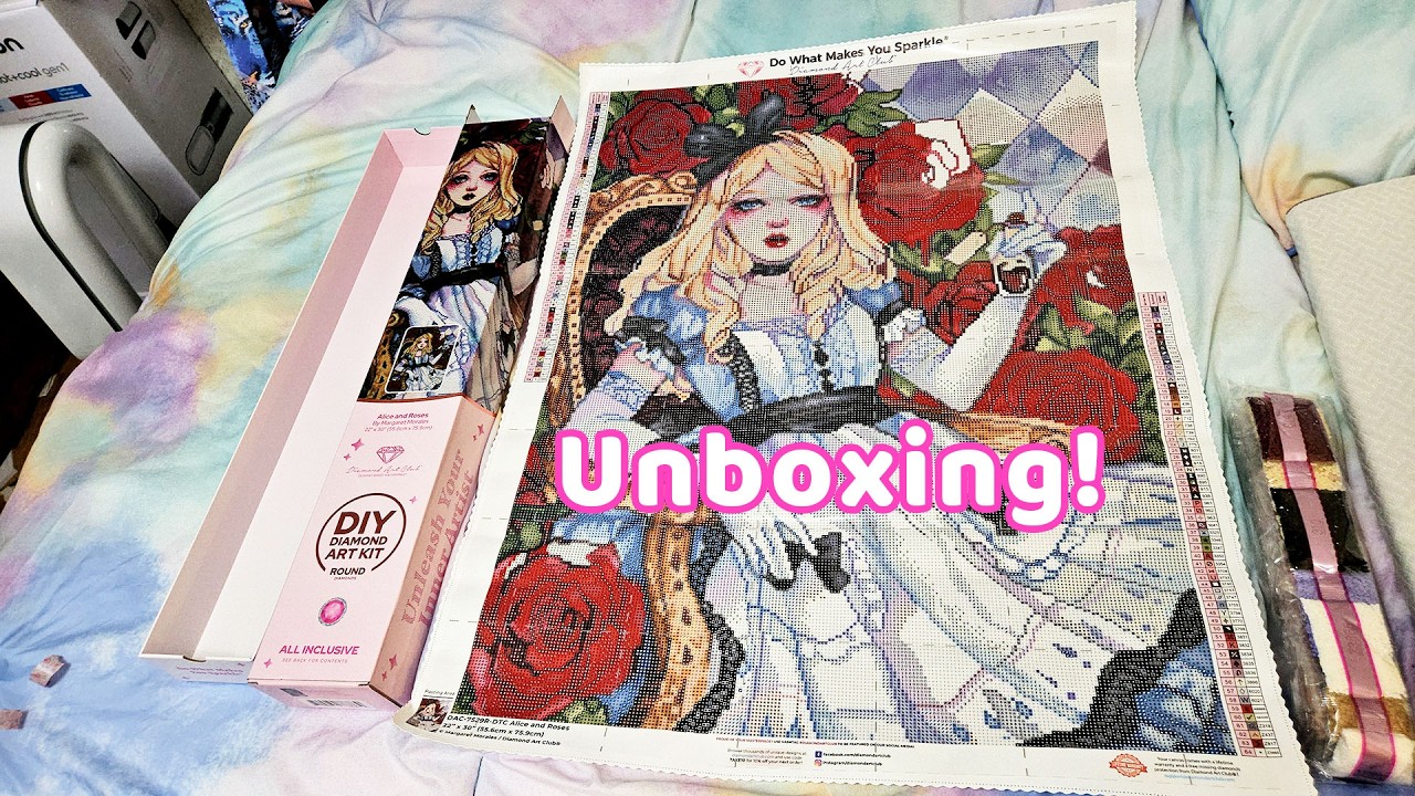 Diamond Art Club Unboxing Alice and Roses by Margaret Morales