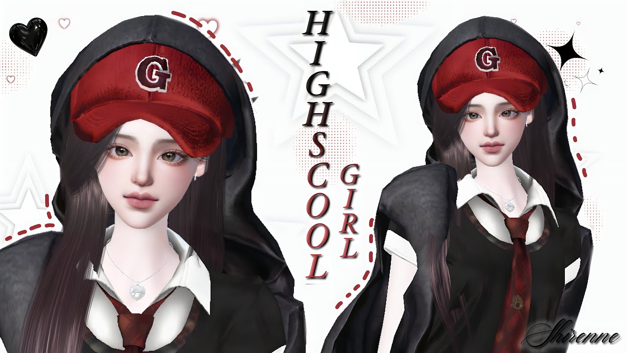 ✩₊ Zepeto Face Tutorial Pretty Cool High School Girl [ Oplas Zepeto Girl ] Zepeto Girl Face Tutorial