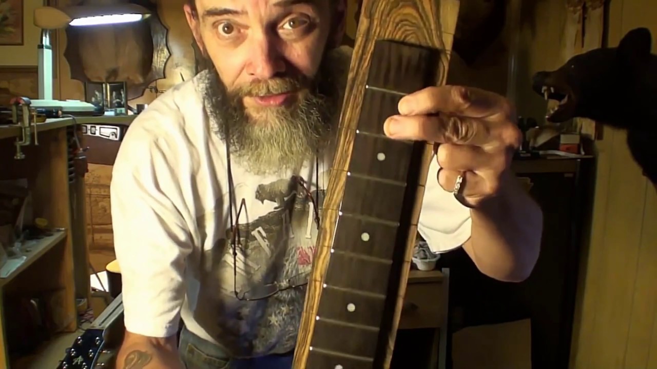 Ibanez V50MJP NT 27 01 Guitar Fretboard Removal