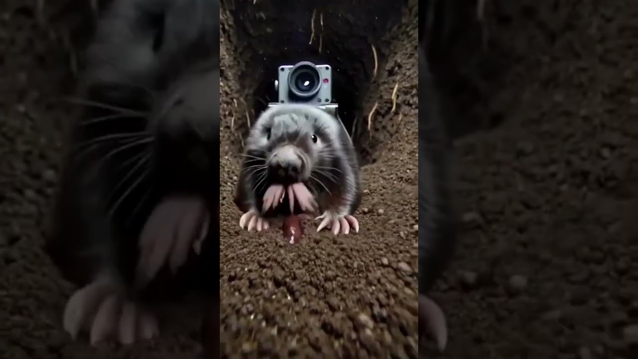 Star-Nosed Mole Underground POV | Dorsal-Mounted Research Camera Footag
