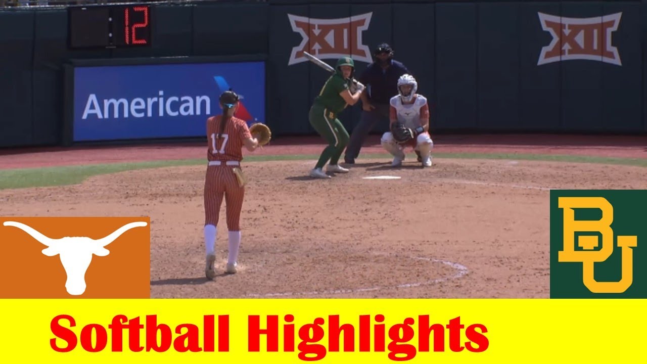 #24 Baylor vs #1 Texas Softball Game 3 Highlights, April 14 2024