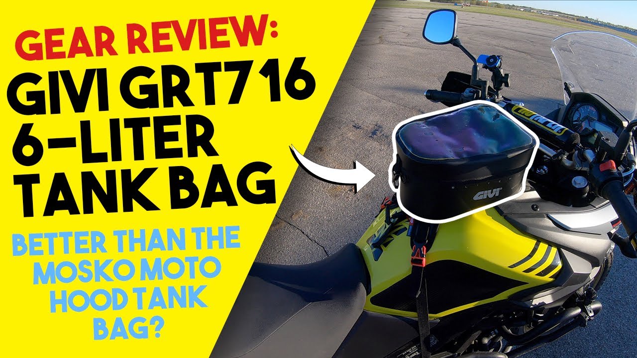 GIVI GRT716 Waterproof Tank Bag on V-Strom 650XT - My Thoughts/Review/Important Info
