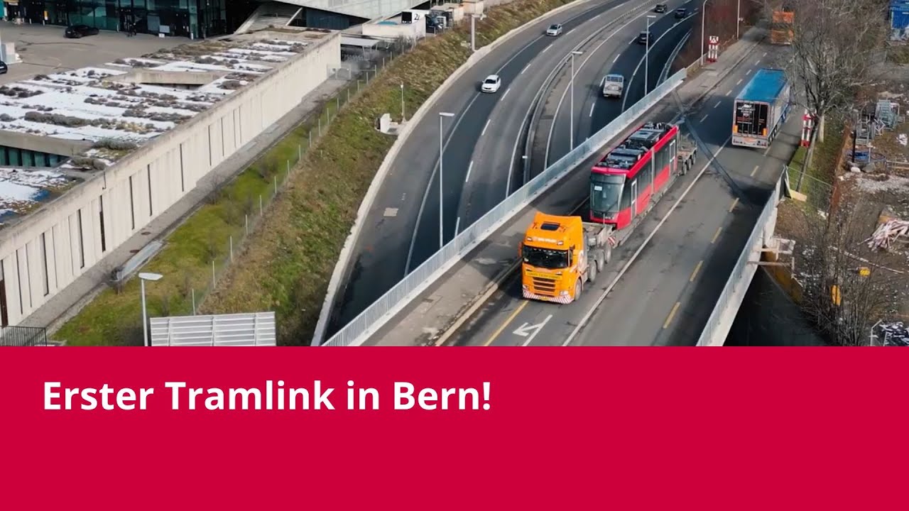 Erster Tramlink in Bern!