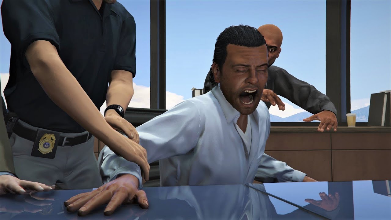 Мистер К подвергается пыткам со стороны CAI на PS5 (GTA 5)