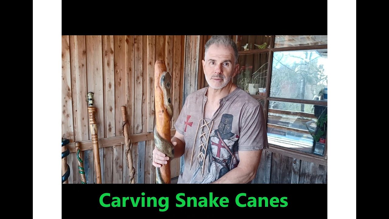Making Snake canes and walking sticks part 1