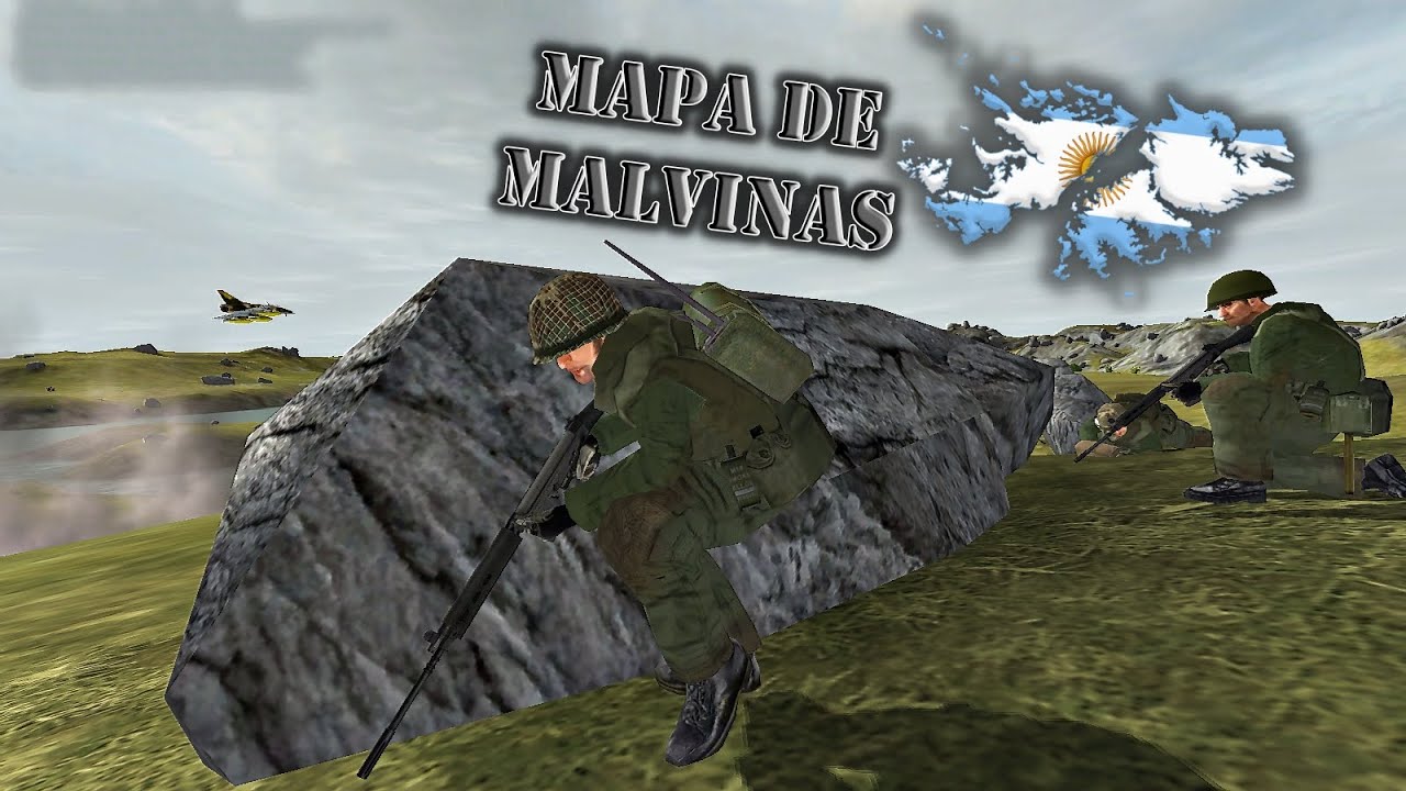 ¡Viva la patria! El mapa de las islas Malvinas en Project reality (Server LATAMSQUAD)