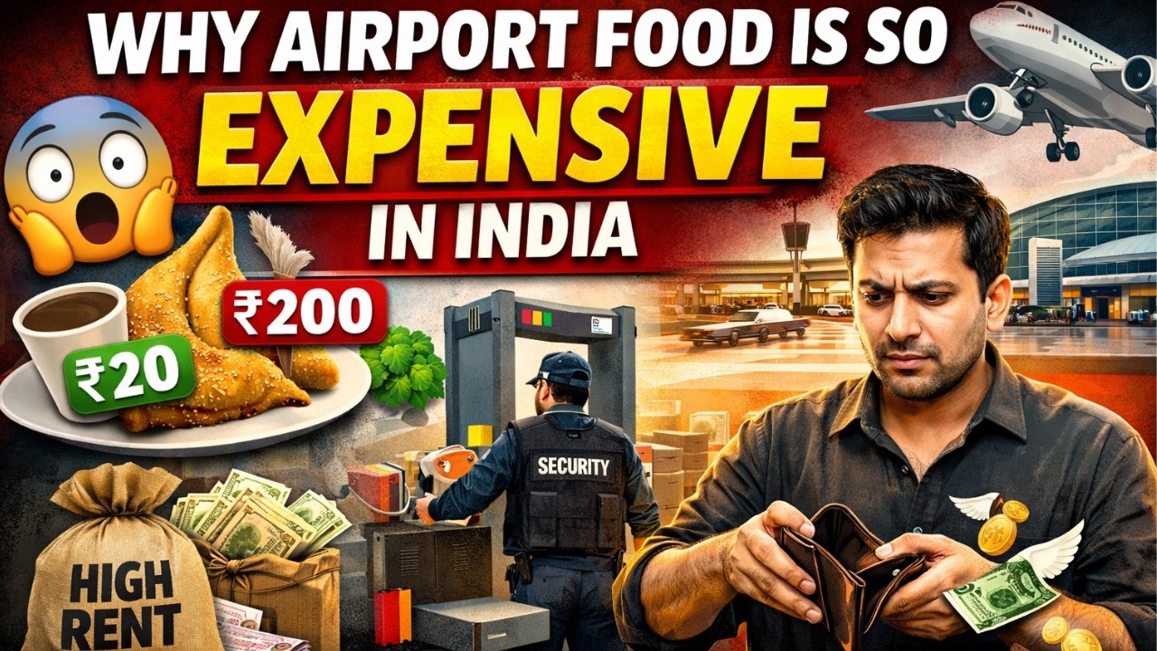 ₹200ల సమోసా | భారత్‌లో విమానాశ్రయ ఆహార ధరలు | Why Airport Food Costs More in India | #facts #telugu