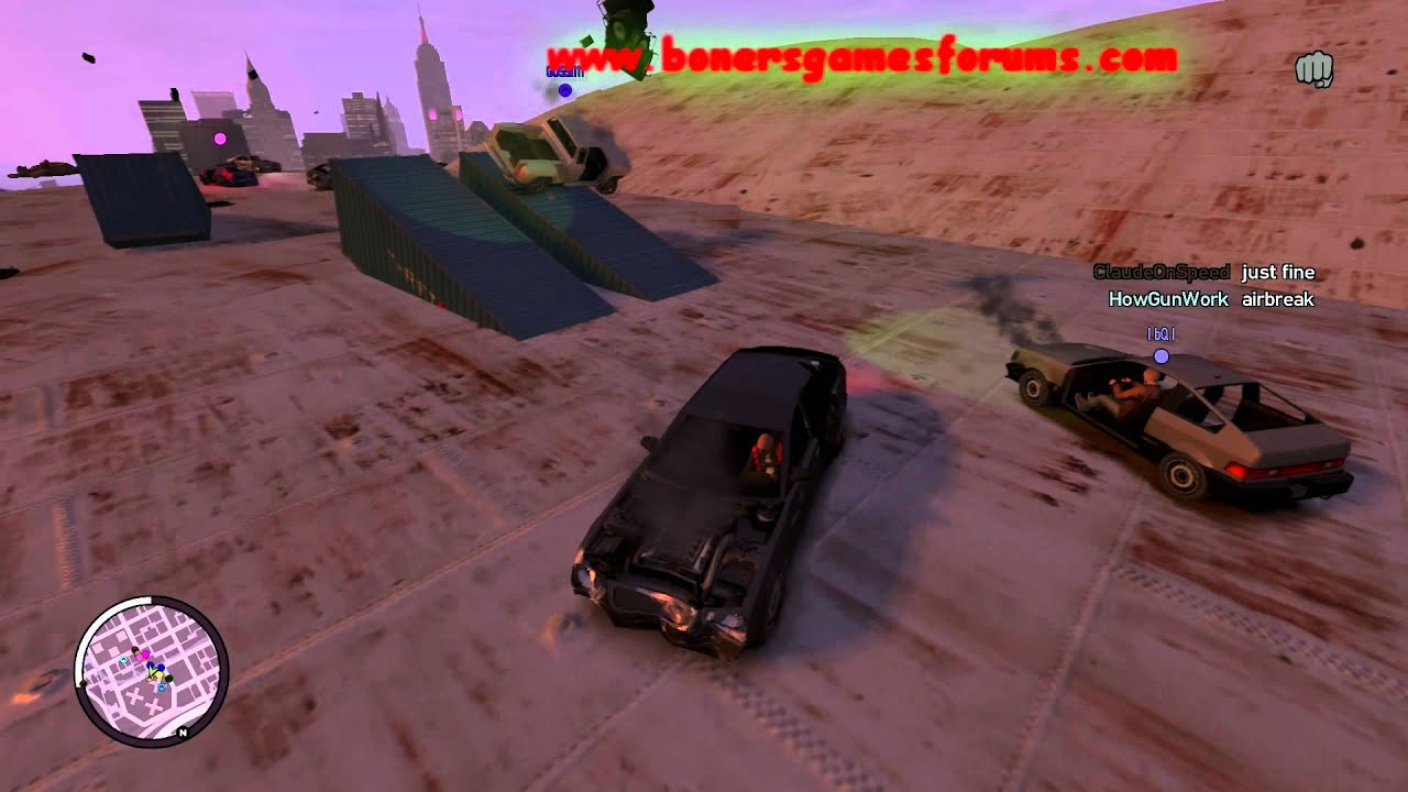 GTA EFLC - PC - Sept. 11, 2011 - BGF Event Vid #6 - Group Stunt/Custom Demo Derby! - Mega's PoV