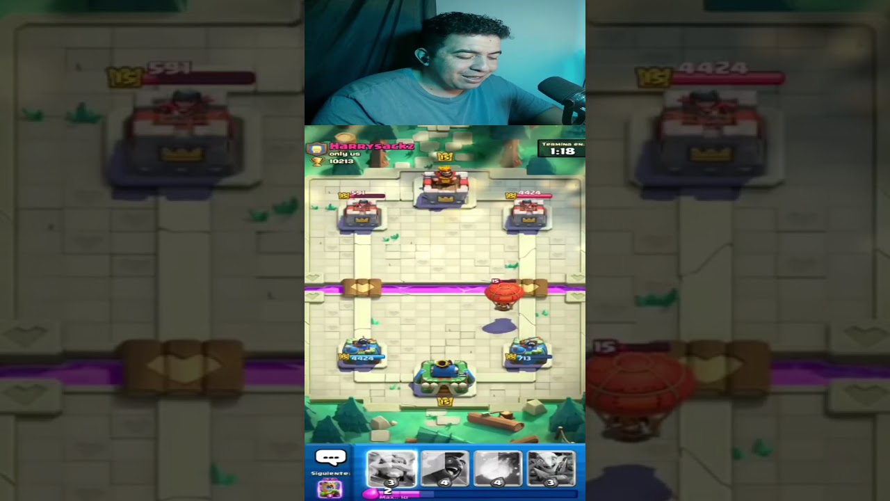 Empezamos perdiendo vs Globo, pero remontamos como dioses | #clashroyale