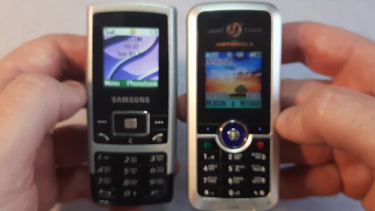Incoming call & Outgoing call at the Same Time Samsung SGH-C130 + Motorola C168