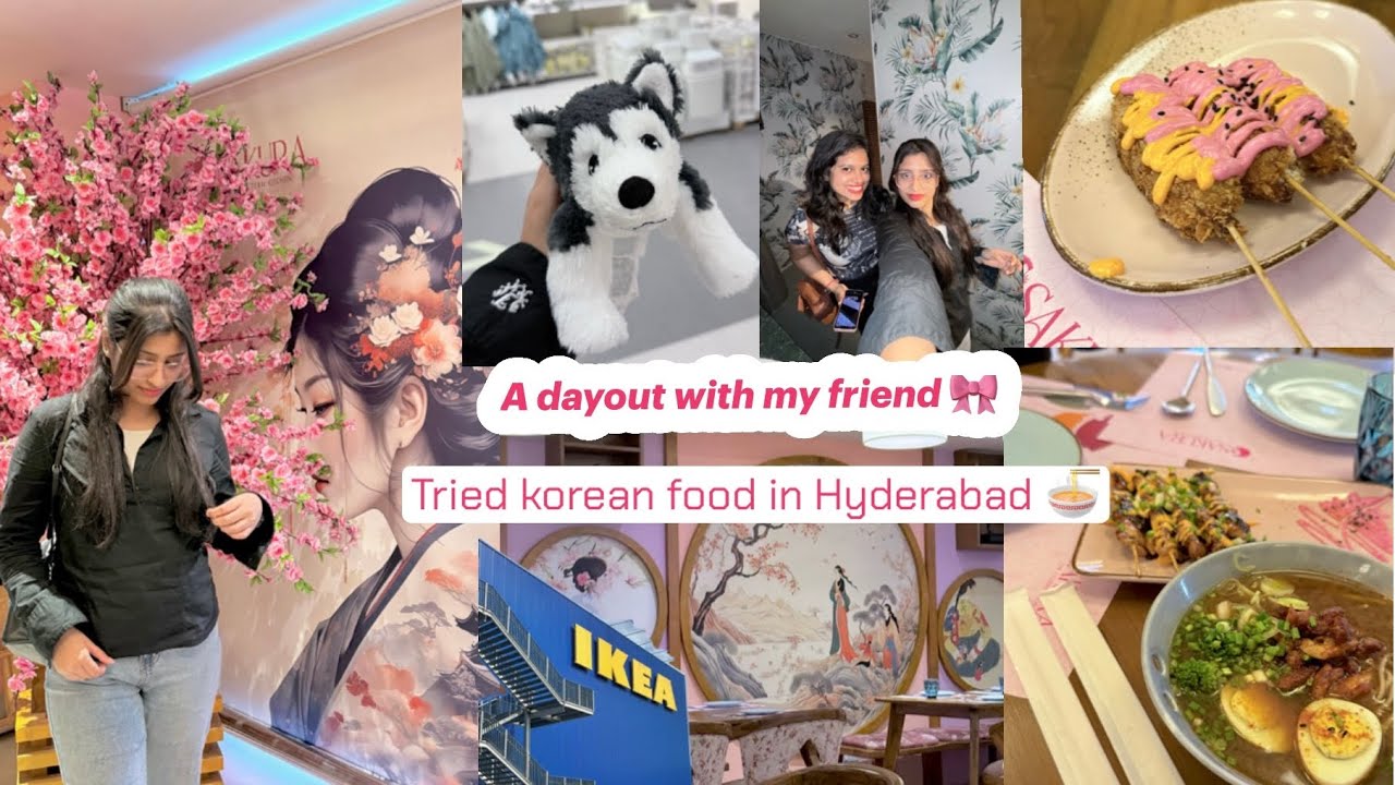 We tried Korean food for the first time🍜