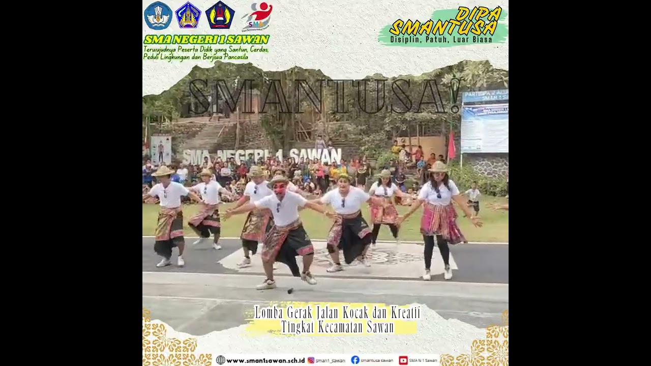 Kegiatan Lomba Gerak Jalan Kocak dan Kreatif
