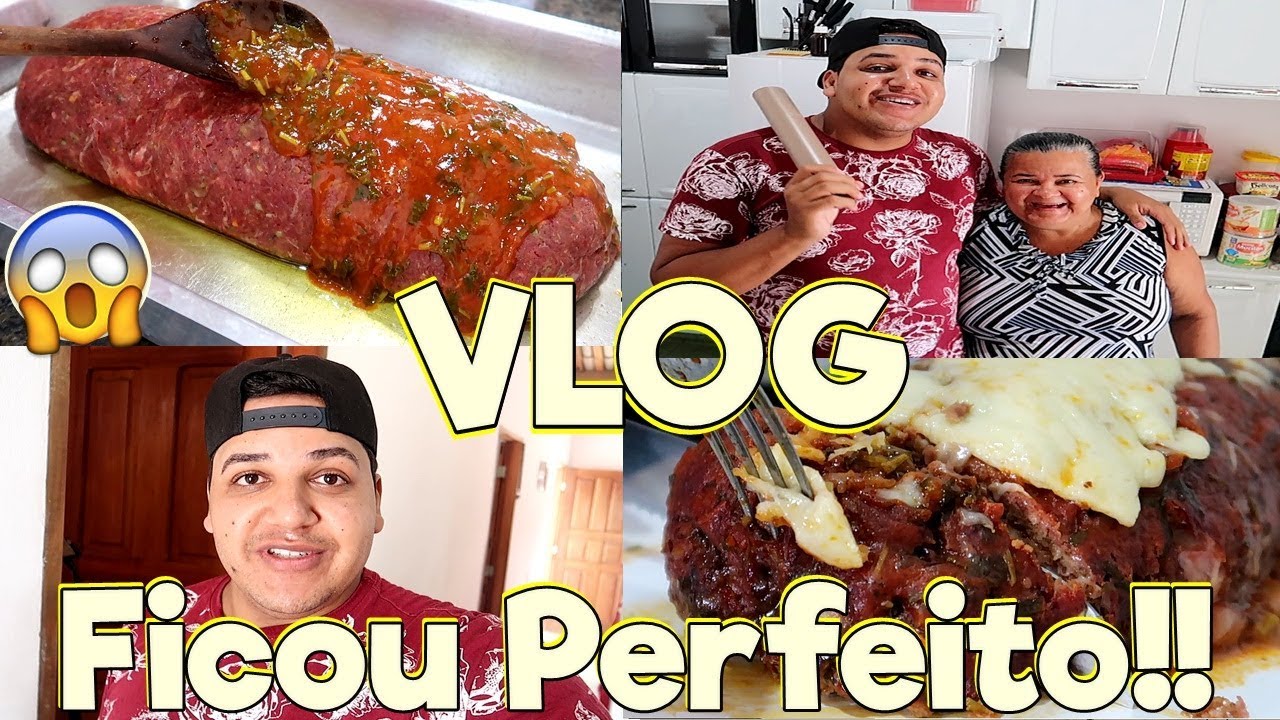 FIZ O MELHOR ROCAMBOLE de CARNE MOÍDA - SIMPLESMENTE PERFEITO PARA O NATAL!!