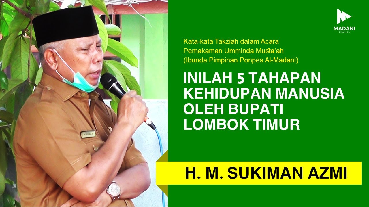 Masyaallah, Sangat Menyentuh Kata-Kata Takziyah Dari Bupati Lombok Timur