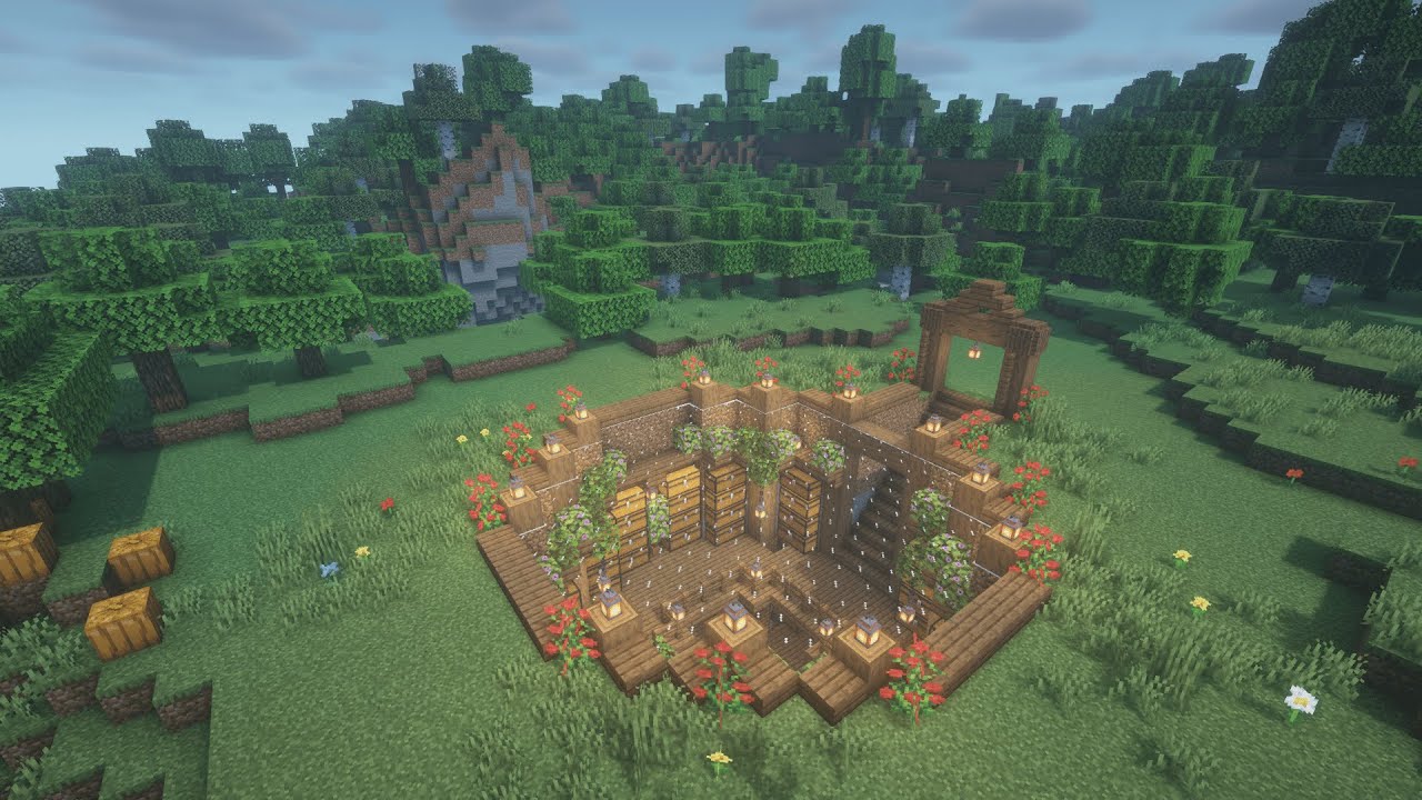 【マインクラフト】おしゃれな地下倉庫の作り方 |  Minecraft | How to build an underground warehouse tutorial