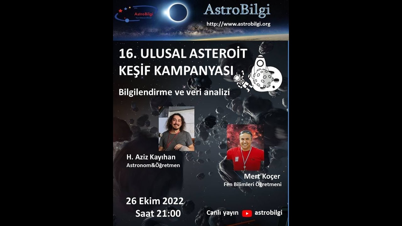 AstroBilgi: 16. Ulusal Asteroit Keşif Kampanyası