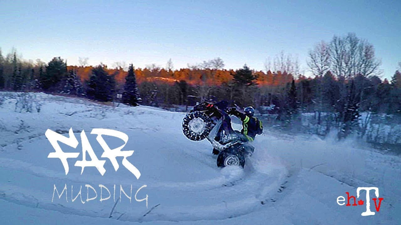 Far Mudding Halo's Installed On The Can Am Renegade Xmr1000r