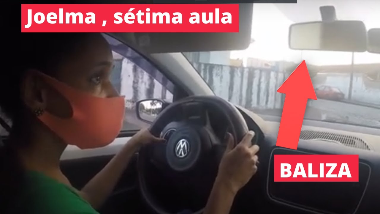 Primeiro dia de baliza da aluna Joelma