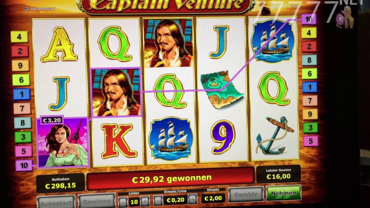Captain Venture 2 Euro Freispiele Supergaminator