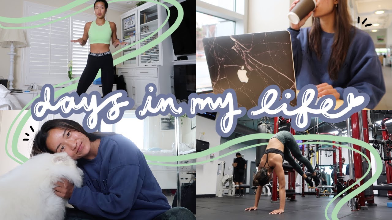 DAYS IN MY LIFE | Productive Work Days, Upper Body Workout + Hanging with Friends!