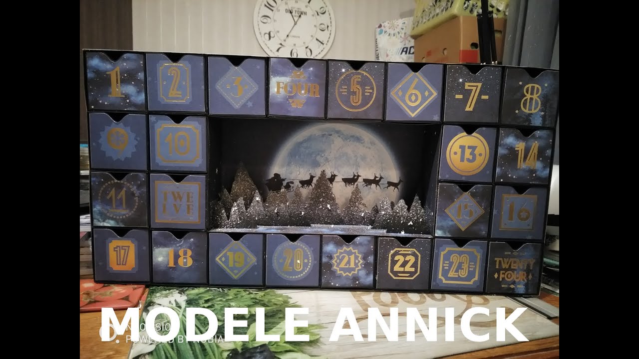 ###Tuto## des calendriers de l'avent en série   modele annick video 1