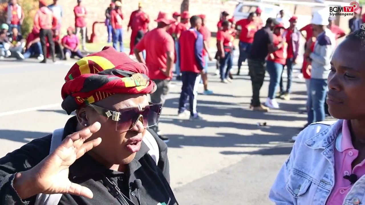BcmTv : EFF visited Kennersley Park in Beacon Bay and hell break loose