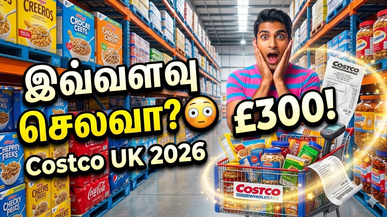 &pound;200 Costco Bill 😳 UK Grocery Prices 2026 Shock!